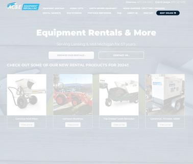 Ac & E Rentals - Equipment Rentals - Okemos & Grand Ledge coffee can