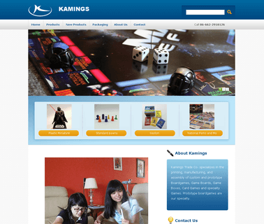 Yangjiang Kamings Trade card poker game