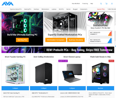 Avadirect Custom Computers Custom Gaming Pc 200 computers