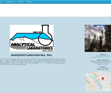 Index Analytical Laboratories serving scientific