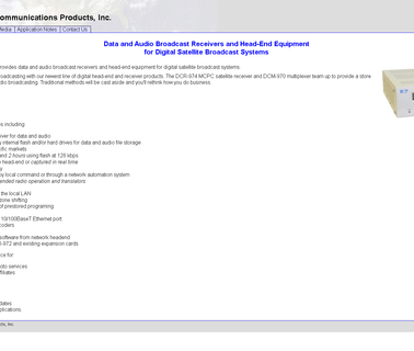 International Communications Products code data