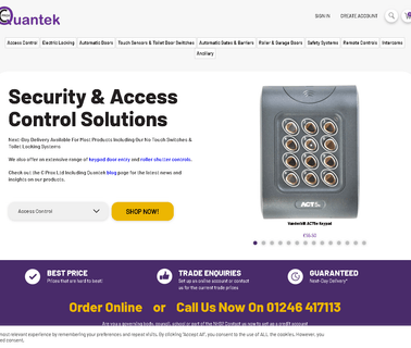 Quantek Systems garage door wireless