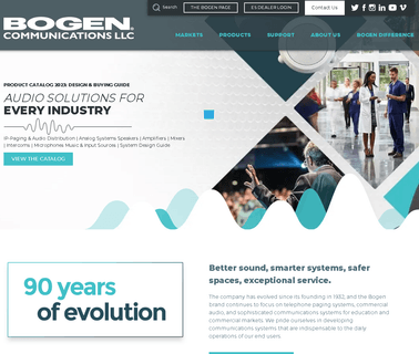 Bogen Education Communications Systems Home; Bogen communications systems