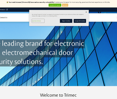 Trimec Technology Pty. flush hinges
