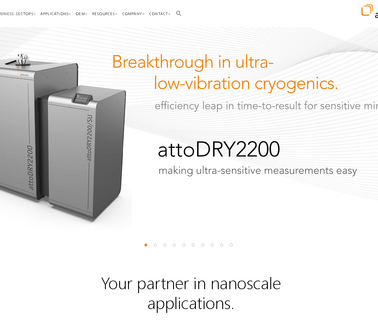 Attocube Systems Nanopositioning Po low vacuum