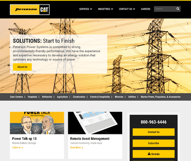 Peterson Power authorized caterpillar