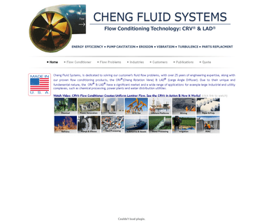 Cheng Fluid Systems Cheng Fluid Systems is Dedicated to Solving vertical vibration