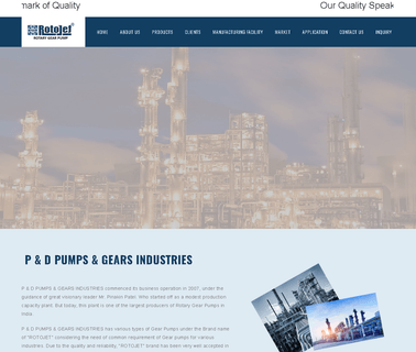 P & D Pumps & Gears Industries industrial rotary pump