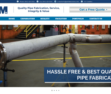 P & M Fabrications Pipe Fabrication industrial cap