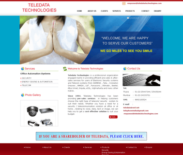 Teledata Technologies video conference conferencing