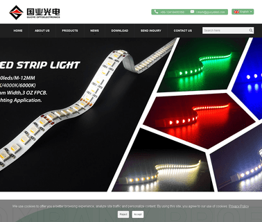 Shenzhen Guoye Optoelectronics strip rgb 5050