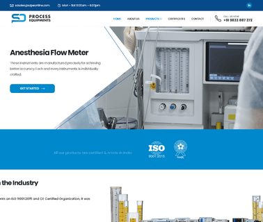 S. D. Process Equipments anaesthesia ventilator
