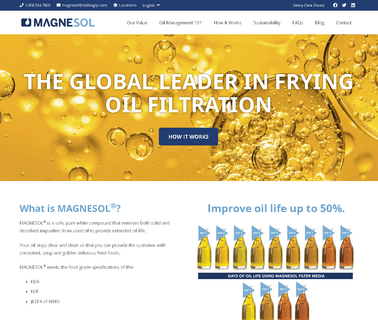 Magnesol; Frying Oil Filtration; the Dallas Group oil filtration