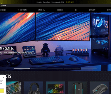 Home - Corsair computer gaming equipment
