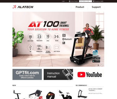 Alatech Technology Limited elliptical and bike