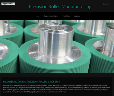 Lith-O-Roll Corporation rubber idler rollers