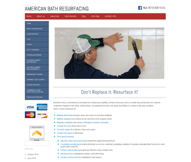 American Bath Resurfacing in New Jersey and Arizona 100 jersey