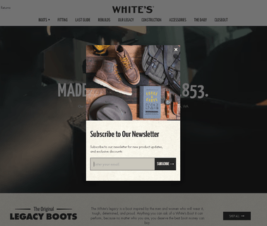 Whites Boots cloth equipment