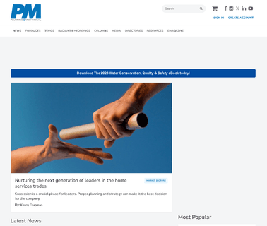 Plumbing & Mechanical Magazine treatment water