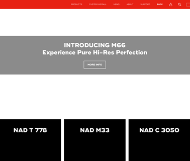 Nad Electronics of America home theatre
