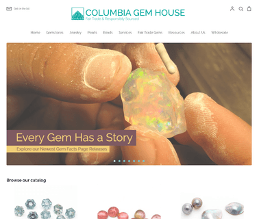 Columbia Gem House, Trigem Designs gemstones rings