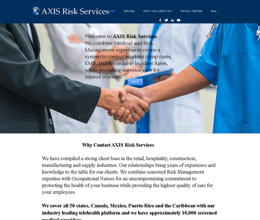 Workers Comp, Employee Wellness, Risk Management axis
