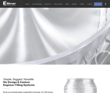 Elmar Industries; Custom Filler Machines for Liquid filler machines