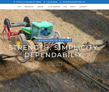 Cadman Power Equipment equipment handling waste