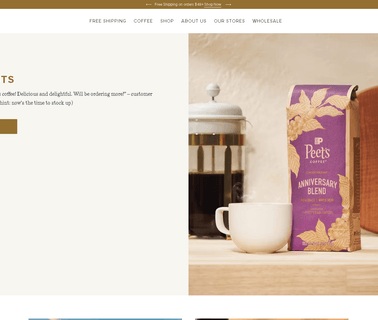 The Original Craft Coffee | Peets Coffee beans high