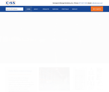 Conveyor & Storage Solutions warehouse steel