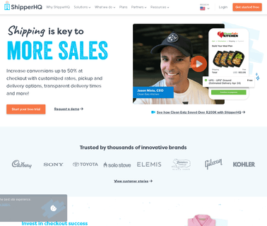 Shipperhq; #1 Storefront Shipping Management System abs and eva