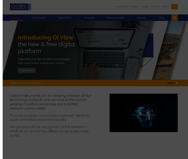 Leading Provider of High Technology Tools instruments industry