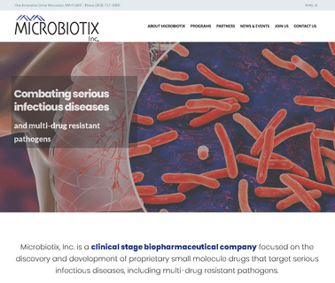 Microbiotix pharmaceuticals