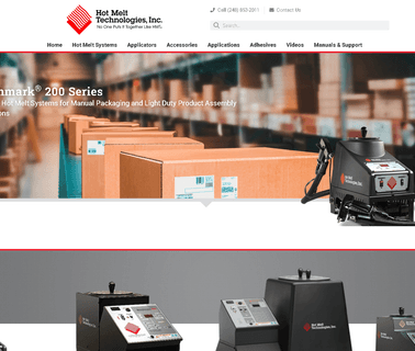 Hot Melt Technologies Inc manual hose cutting