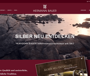 Hermann Bauer Gmbh & Co. Kg gold plated clock