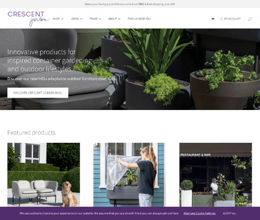 Crescent Garden cans for