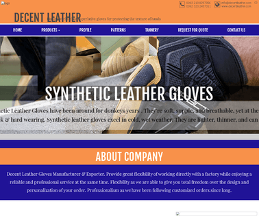 Decent Leather especially manufacturer