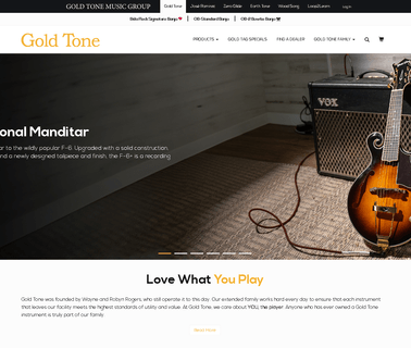 Home - Gold Tone electric ukulele
