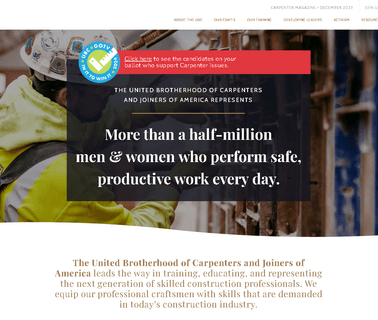 United Brotherhood Of Carpenters environment construction