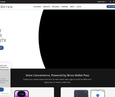 Cloud Access Control by Brivo mobile men