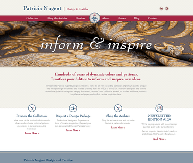 Patricia Nugent Textiles craft rings jewelry