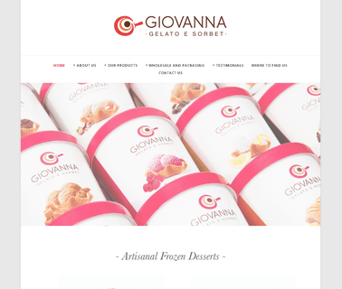 Giovanna Gelato frozen foods exporter