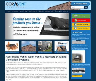 Cor-A-Vent roof vent installation