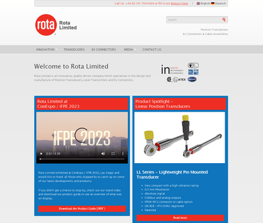 Rota Engineering sensors transducers pressure