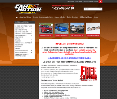 Home - Cam Motion chevy harmonic