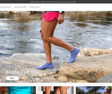 Injinji Performance Toesocks heel high