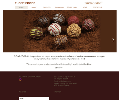 Home - Elone Foods turkish manufacturers