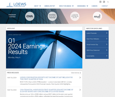 Loews Corporation value insurance