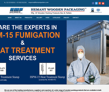 Hemant Wooden Packaging cargo boxes
