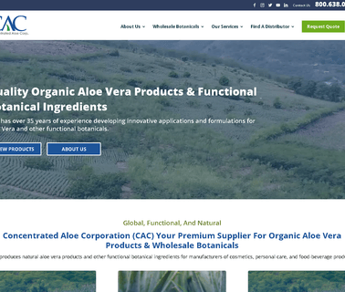 Concentrated Aloe Corporation Cac bitter aloe vera